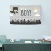 Banderoles Baby shower Batman Super Hero (Salon professionnel)