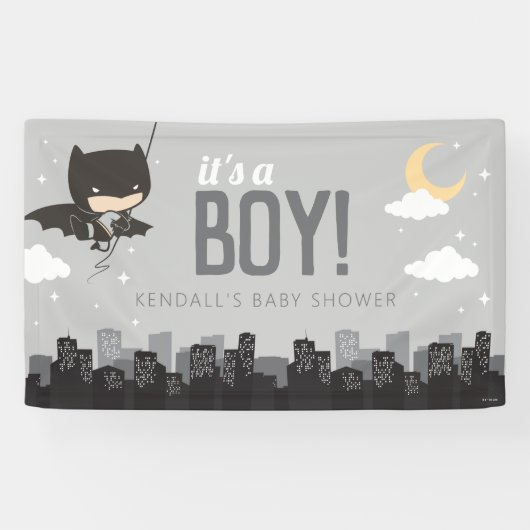 Banderoles Baby shower Batman Super Hero (Horizontal)