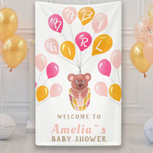 Banderoles Baby shower bébé bébé de l'ours en peluche