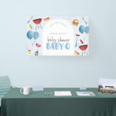 Banderoles Baby shower bébé-Q (BBQ) grand bandeau (Salon professionnel)