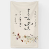 Banderoles Baby shower Boho (Vertical)