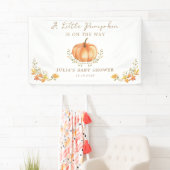Banderoles Baby shower Boho Citrouille Fall Foliage (En situation)