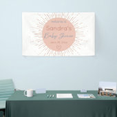 Banderoles Baby shower Boho Sun (Salon professionnel)