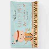 Banderoles Baby shower Boy Tribal Boy de Boho (Vertical)