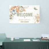 Banderoles Baby shower Citrouille d'automne (Salon professionnel)