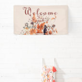 Banderoles baby shower citrouille de l'automne (Insitu)