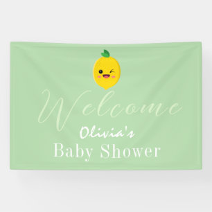 Banderoles Baby shower Citrus Lemon