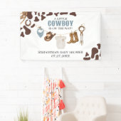 Banderoles Baby shower Cowboy (En situation)