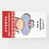 Banderoles Baby shower Cowboy Félicitations (Horizontal)