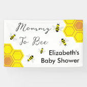 Banderoles Baby shower d'abeilles (Horizontal)