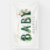 Banderoles Baby shower d'accueil (Vertical)