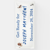 Banderoles Baby shower d'animaux aimés (Vertical)