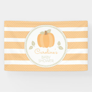 Banderoles Baby shower d'automne du petit Citrouille