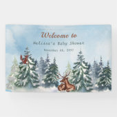 Banderoles Baby shower d'aventures paysannes (Horizontal)