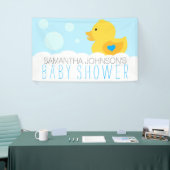 Banderoles Baby shower de bain en caoutchouc Ducky Bubble Boy (Salon professionnel)