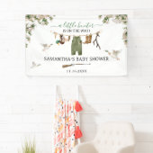 Banderoles Baby shower de chasse au canard (En situation)