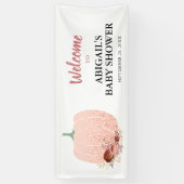 Banderoles Baby shower de Citrouille de Parties scintillant r (Vertical)