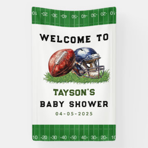 Banderoles Baby Shower de Football Une Petite Star Est En R