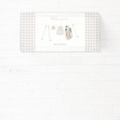 Banderoles Baby shower de golf neutre (Insitu)