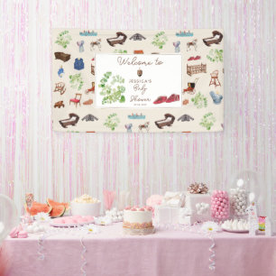 Banderoles Baby shower de jouets Vintages neutres selon le se