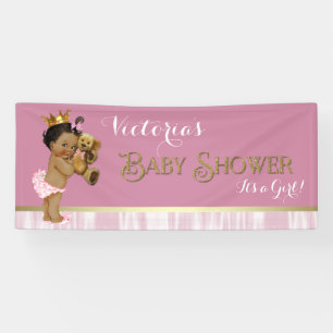 Banderoles Baby-Shower de la Princesse Ethnique