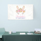 Banderoles Baby shower de lapin de Cute Bunny Anniversaire (Salon professionnel)