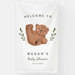 Banderoles Baby shower de l'ours des petits