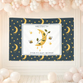 Banderoles Baby shower de miel céleste Bumblebee Moon