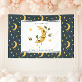 Banderoles Baby shower de miel céleste Bumblebee Moon