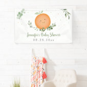 Banderoles Baby shower de verdure de Little Cutie (En situation)