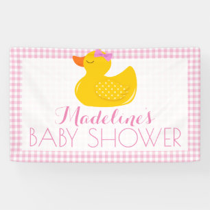 Banderoles Baby shower en caoutchouc