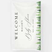 Banderoles Baby shower forestier (Vertical)