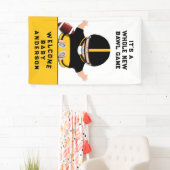 Banderoles Baby shower Garçon (En situation)