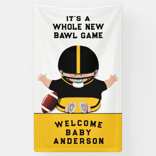 Banderoles Baby shower Garçon (Vertical)