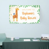 Banderoles Baby shower Giraffe Accueil (Salon professionnel)