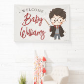 Banderoles Baby shower Harry Potter simple (Insitu)