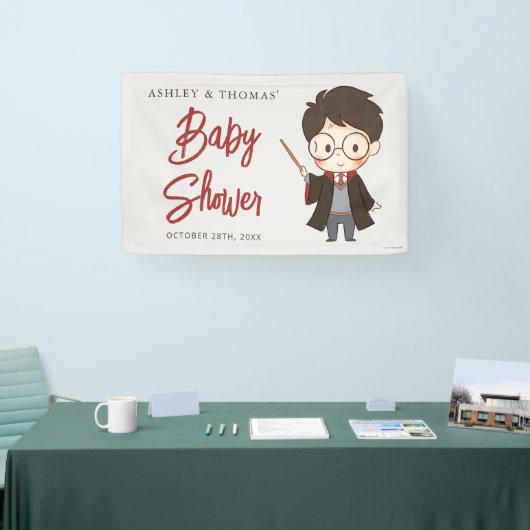 Banderoles Baby shower Harry Potter simple (Salon professionnel)