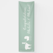 Banderoles Baby shower Llama (Vertical)