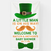 Banderoles Baby shower moderne de la Saint Patrick de Leprech (Vertical)