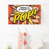 Banderoles Baby shower moderne prêt à POP (En situation)