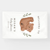 Banderoles Baby shower Ours Cub Cute (Horizontal)