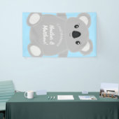 Banderoles Baby shower Ours de Koala (Salon professionnel)
