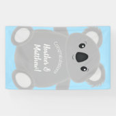 Banderoles Baby shower Ours de Koala (Horizontal)