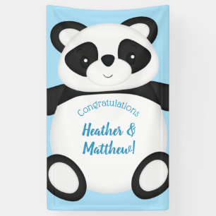 Banderoles Baby shower Panda Bear