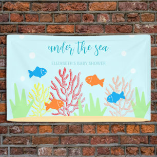 Banderoles Baby shower Sea Life
