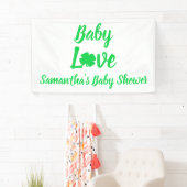 Banderoles Baby shower Shamrock Baby Love (En situation)
