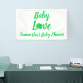 Banderoles Baby shower Shamrock Baby Love (Salon professionnel)