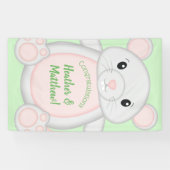 Banderoles Baby shower souris (Horizontal)