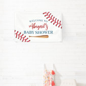 Banderoles Baby shower sportif de baseball (Insitu)