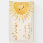 Banderoles Baby shower Sunshine (Vertical)